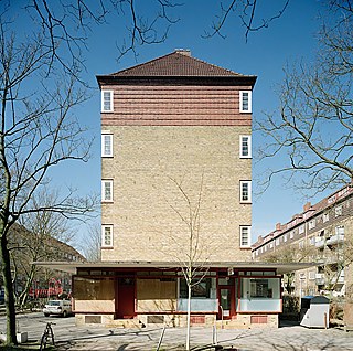 Wohnquartier Bunsenstraße, Helmholzstraße  Gustav Oelsner und E. Schröder, 1927