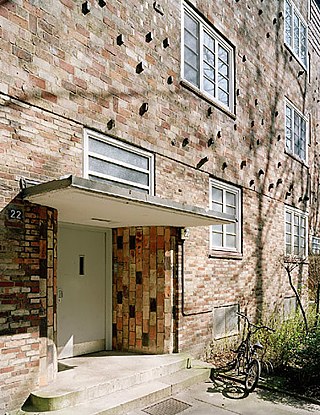 Wohnquartier Bunsenstraße, Helmholzstraße  Gustav Oelsner und E. Schröder, 1927 