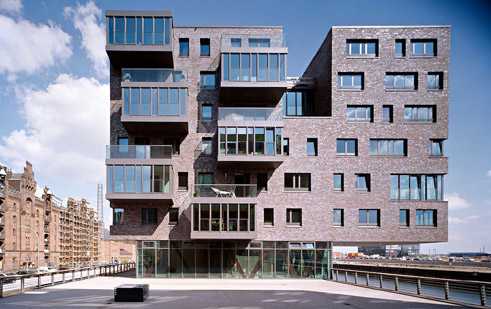 Wohn- und Bürogebäude, Am Sandtorkai H20, Hamburg-Hafencity, Spengler Wiescholek Architekten Stadtplaner, 2005