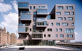 Wohn- und Bürogebäude, Am Sandtorkai H20, Hamburg-Hafencity, Spengler Wiescholek Architekten Stadtplaner, 2005