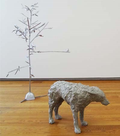Baum und Hund