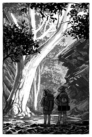 Ausschnitt aus „Der salzige Fluss” von Jan Bauer © avant-verlag 2014