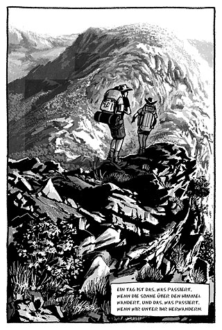 Ausschnitt aus „Der salzige Fluss” von Jan Bauer © avant-verlag 2014