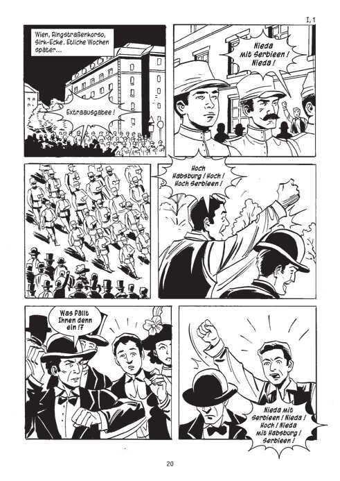 Ausschnitt aus „Die letzten Tage der Menschheit” von Reinhard Pietsch (Text) und David Boller (Illustrationen) © medienpartner. München 2014