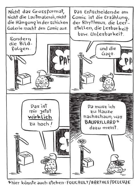 Ausschnitt aus „Franz Kafkas Nonstop Lachmaschine” von Nicolas Mahler © Reprodukt 2014
