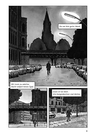 Ausschnitt aus „Herr Lehmann” von Tim Dinter nach Sven Regener © Eichborn Verlag 2014