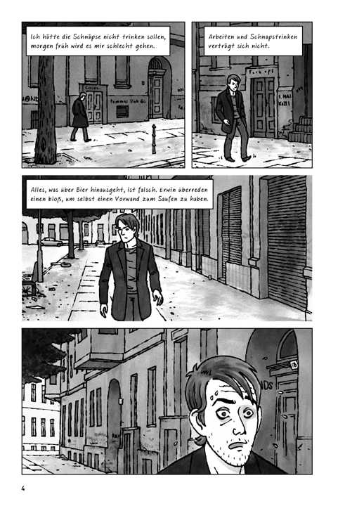 Ausschnitt aus „Herr Lehmann” von Tim Dinter nach Sven Regener © Eichborn Verlag 2014