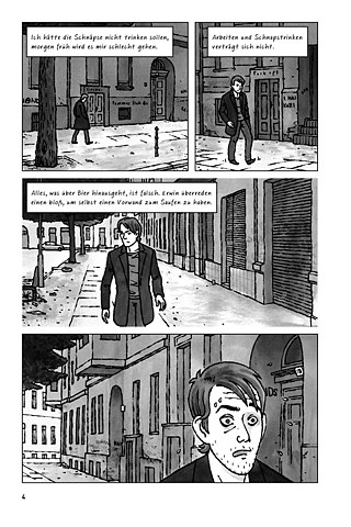 Ausschnitt aus „Herr Lehmann” von Tim Dinter nach Sven Regener © Eichborn Verlag 2014