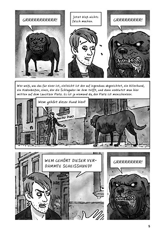 Ausschnitt aus „Herr Lehmann” von Tim Dinter nach Sven Regener © Eichborn Verlag 2014