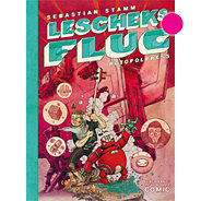 Okładka Lescheks Flug z różowym punktem