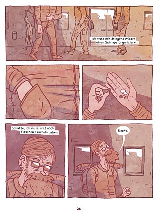 Ausschnitt aus „Penner” von Christopher Burgholz © Jaja Verlag 2014