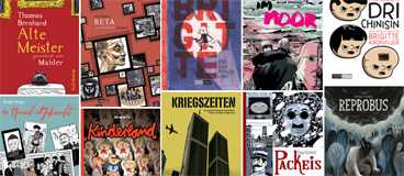 Buchcover deutscher Graphic Novels