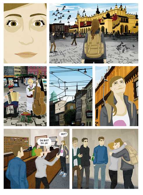 Ausschnitt aus „The Right Here Right Now Thing” von Paulina Stulin © Jaja Verlag 2014