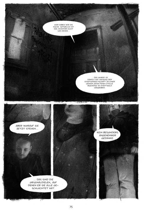 Ausschnitt aus „Vasmers Bruder” von Peer Meter (Text) und David von Bassewitz (Illustrationen) © Carlsen Verlag 2014