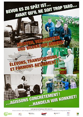 Concours d'affiches COP21_Lycée agricole de Pixérécourt, Malzéville