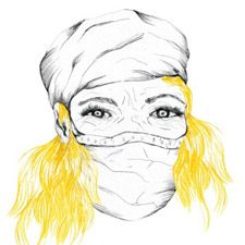 Selbstporträt der Künstlerin 