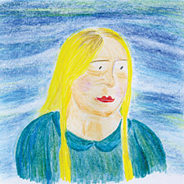 Selbstporträt der Künstlerin