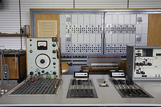 Details of a Siemens electronic music recording studio 1955, Deutsches Museum München