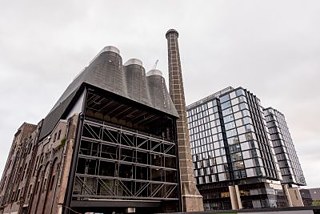 Der Ziegelbau der Carlton-United-Brauerei