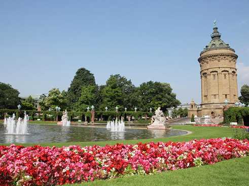 Wasserturm reservoir (a Mannheim landmark)