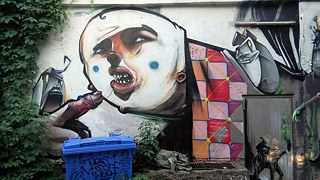 Ein zombiehafter Character