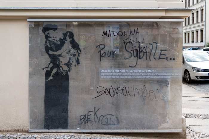Karl-Liebknecht-Straße, Madonna mit Kind