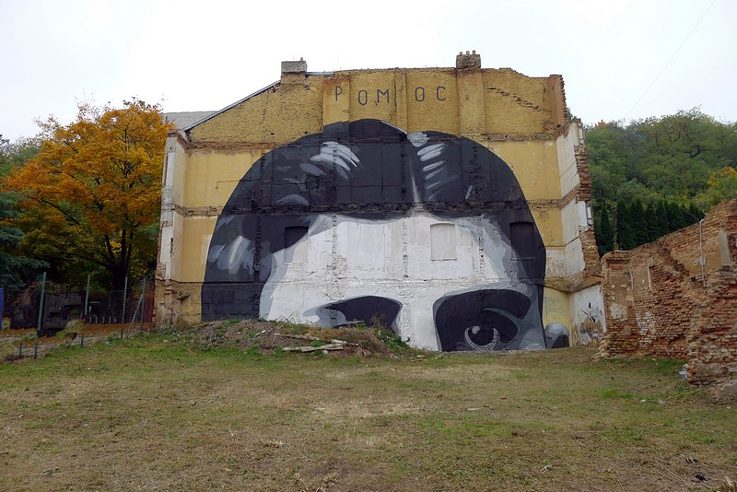 Kafkaporträt von Escif