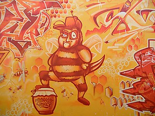 Oranžový podchod pro chodce v Gorbitz