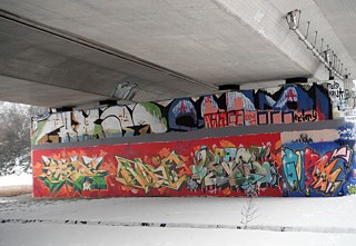 Legální plochy v průtokovém kanále záplavové vody