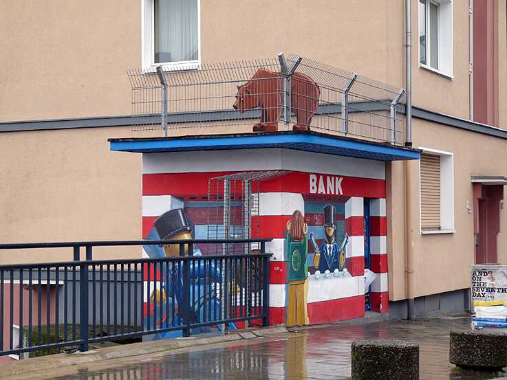 „Farbfieber“ gestaltete diesen leerstehenden Kiosk