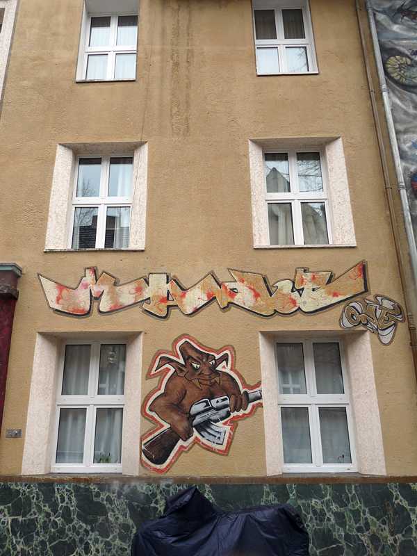 Das Graffiti von 1988 ist immer noch da