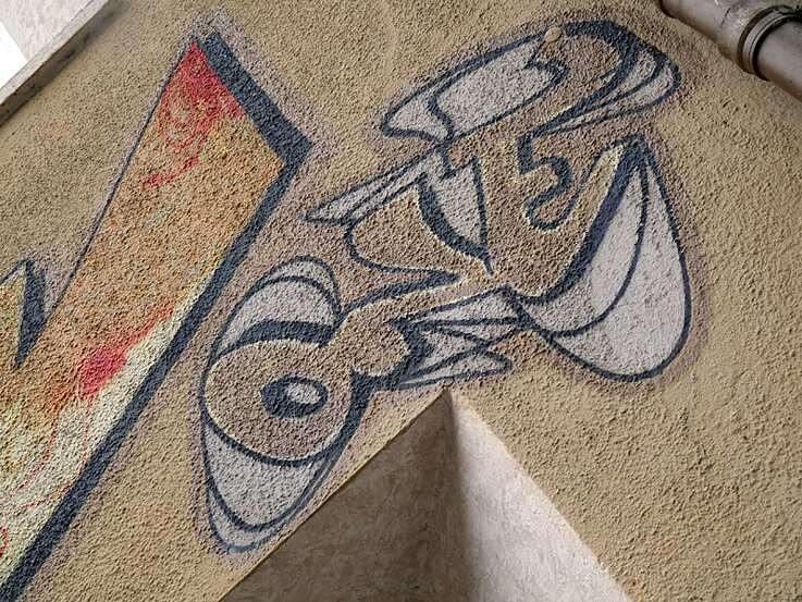 Vermutlich wird das Graffiti auch noch die nächsten 20 Jahre überstehen