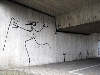 V Düsseldorfu je Naegeli k vidění na mnoha místech