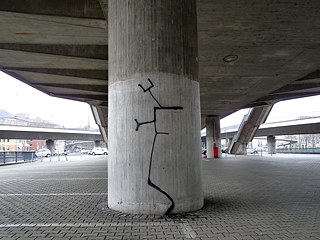 Naegeli maluje nejraději na beton