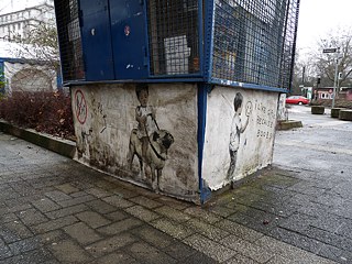 Streetartová “dílka” I like Girls“ a „My Way“