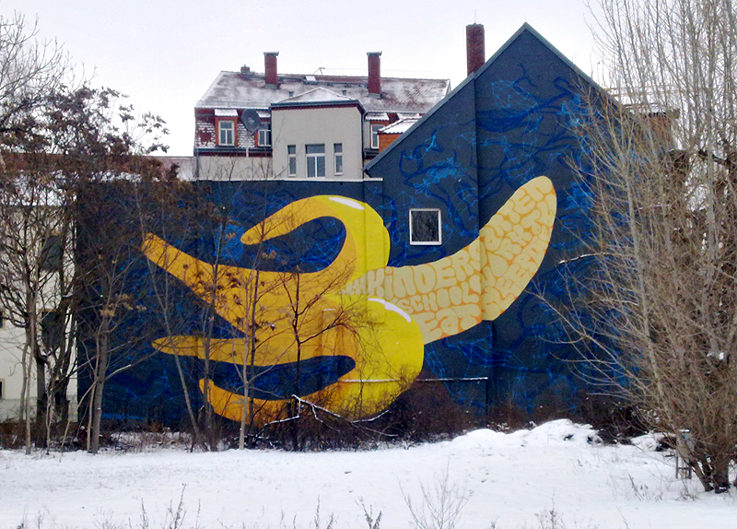 Umění v okolí nádraží Bahnhof Mitte