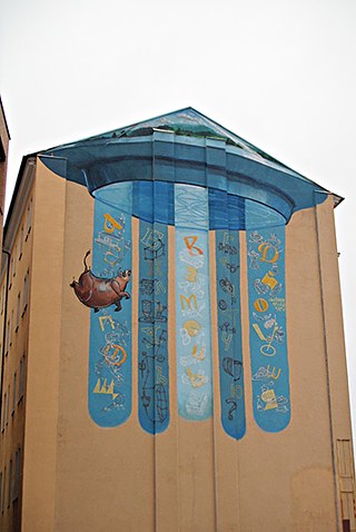 Umění v okolí nádraží Bahnhof Mitte