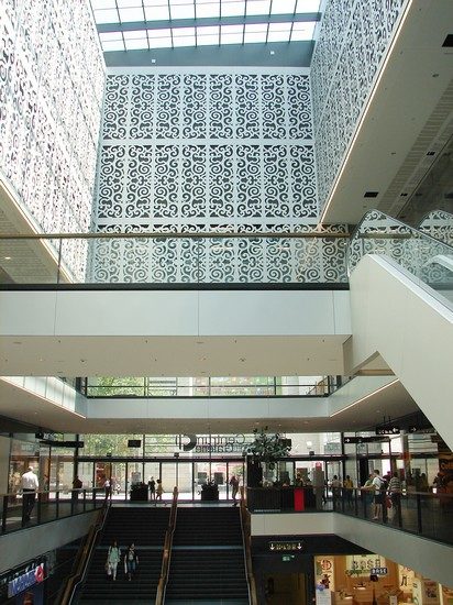 Galerie Centrum, design stěn