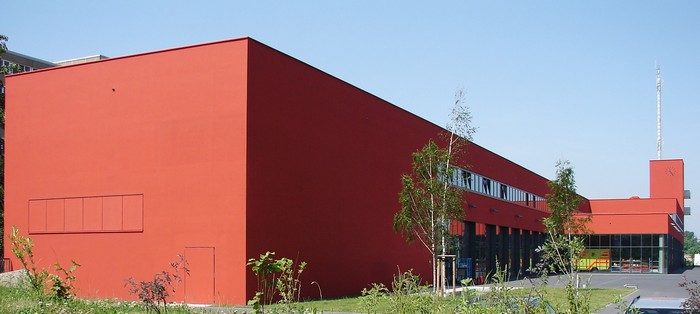 Feuerwache Altstadt: Rückfront