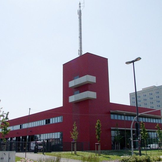 Feuerwache Altstadt: Turm des Rettungsdienstes