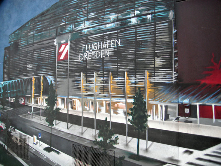 Mostní galerie na nádraží Bahnhof Mitte