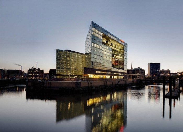 Verlagsgebäude „Der Spiegel“: Ostansicht