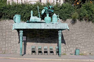 Autobusová zastávka Sokolská – U zdi | Foto: Filip Landa