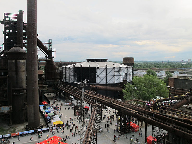 Multifunktionsaula Gong im ehemaligen Gasometer| © Martin Strakoš, 2012