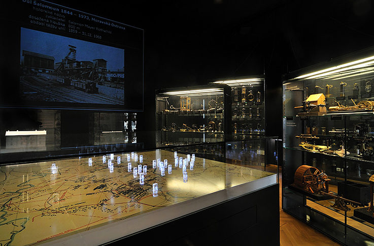 Architektonische Gestaltung der Dauerausstellung im Museum Ostrava | © Roman Polášek, 2011