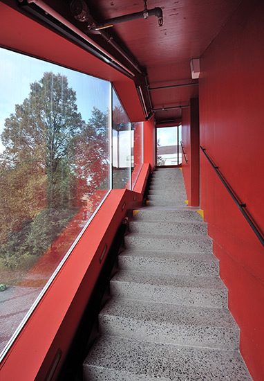 Treppenansicht der Erweiterung des Marionettentheaters | © Roman Polášek, 2011