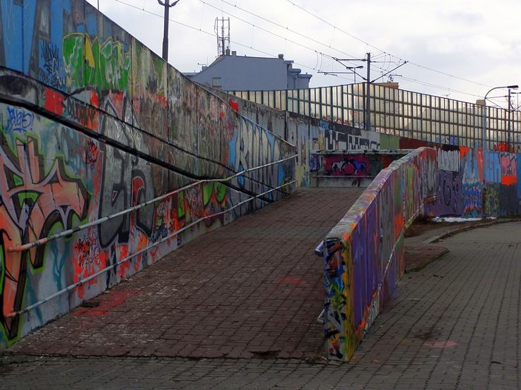 Belárie – Orionka, zóna graffiti, stav z března 2013