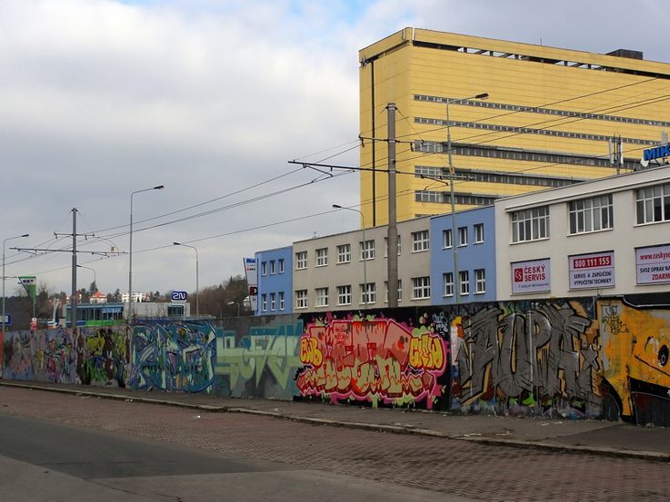 Ansicht der Kilometerwand 