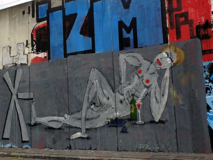 Belárie – Orionka, zóna graffiti, stav z března 2013