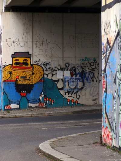 Belárie – Orionka, zóna graffiti, stav z března 2013